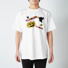 ふじのお絵かきのHappy Halloween  スタンダードTシャツ