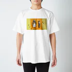 お蚕さんのまもりこオレンジレモン Regular Fit T-Shirt