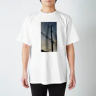 ありすの電柱 街の空 Regular Fit T-Shirt