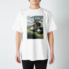 potg屋の雲と影と羊 Regular Fit T-Shirt