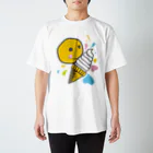 AURA_HYSTERICAのSoft_Serve_Ice_Cream Regular Fit T-Shirt