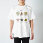 Serendipityのこどもと遊べる！学べるTシャツ 図形(シンプル) Regular Fit T-Shirt