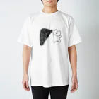 岩と猫の岩登り猫ちゃん Regular Fit T-Shirt