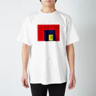 Rainbow Circusの四角・四色 Regular Fit T-Shirt