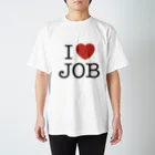  SQUID_INKのSHOPのI LOVE JOB Regular Fit T-Shirt