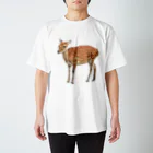 いきもの大好き！ほほえみフレンズのシカが大好きな人の為のアイテム Regular Fit T-Shirt