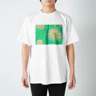 アユミーノの花＊花　ペパーミントグリーン スタンダードTシャツ