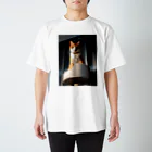 KAIの夕焼け猫 Regular Fit T-Shirt