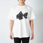 TOMOKUNIのAnimalia Kinky “ Black Gold Fish ” Regular Fit T-Shirt