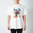 しばぴー@YouTuberなりましたの笑うクジラ Regular Fit T-Shirt