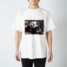 HKG パンダのサウナ　パンダ スタンダードTシャツ
