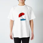 あしかのTomato Umbrella(背景なし) スタンダードTシャツ