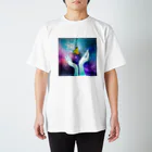 ガマクチのCAUTION IN OUTER SPACE Regular Fit T-Shirt