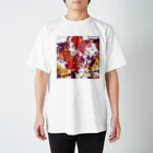 Yuri HoshoのAsian Flowers  スタンダードTシャツ