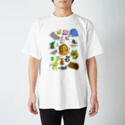 SASAGU project Official SHOPのSASAGU ZOO　縦バージョン スタンダードTシャツ