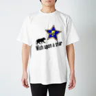 Yuko’ｓ Galleryの【開運祈願】星に願いを！ Wish upon a star! 寅年生まれ守護梵字タラーク スタンダードTシャツ