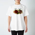 脂身通信Ｚのお刺身_まぐろ（赤身）＆かんぱち Regular Fit T-Shirt