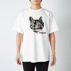 Animal Familyのねこ-1　ペロリ！美味しそう　イラスト Regular Fit T-Shirt