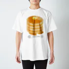 のんびりCafeの布屋さんのホットケーキ スタンダードTシャツ