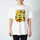 TUK TUK CAFEのTUK TUK CAFE MAP T-YELLOW スタンダードTシャツ