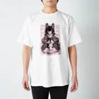 tachikawaのうさぎのこ Regular Fit T-Shirt