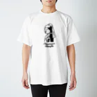 HermannStrasseのイラスト絵画：フェルメールとフトアゴヒゲトカゲ Regular Fit T-Shirt