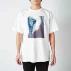 かもめのFUZZY(毛羽立った) Regular Fit T-Shirt