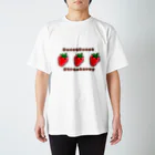 Je te veuxのすいーとすとろべりー Regular Fit T-Shirt