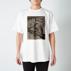 世界の絵画アートグッズの河鍋暁斎《木菟図》 Regular Fit T-Shirt