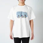 SOMALY【SUZURI店】のペンギン Regular Fit T-Shirt