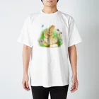 Toute LA Terreのうたたねうさぎ Regular Fit T-Shirt