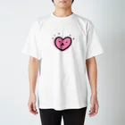 Mark Squier Design SUZURI店のPOP UP HEART スタンダードTシャツ