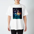 【ホラー専門店】ジルショップの(サイズをリメイク)海中フェイスアート Regular Fit T-Shirt