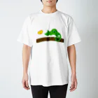 汁粉バーガーのぬきあしさしあしカメレオン スタンダードTシャツ