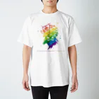 NakedHighのENMA RAINBOW T-shirts Regular Fit T-Shirt