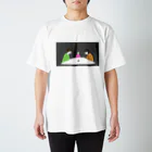 ぴえちゃん / ジブンデザインのぴっちちゃぽんのカヌレドラフト会議 Regular Fit T-Shirt
