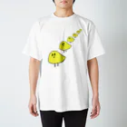 くぼたにんじんのひよこ(だんだん大きくなる) スタンダードTシャツ