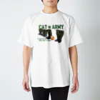 シロクマ商店の兵隊ネコ スタンダードTシャツ