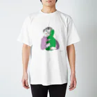 EMOTO KUMIKO'S STOCKの緑のうさぎ Regular Fit T-Shirt