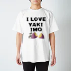 真希ナルセ（マキナル）のI LOVE YAKIIMO（黒柴） Regular Fit T-Shirt