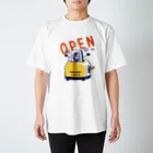 イラスト MONYAAT のカリカリサロンF スタンダードTシャツ