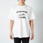 egu shopのコデカケ(モノクロ) スタンダードTシャツ
