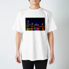 GALLERY misutawoの横浜 みなとみらいの夜景 Regular Fit T-Shirt