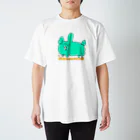 夢兎 卯吉🦄♞🐇絶賛Vのウサキチの何か　でやぁ編 スタンダードTシャツ