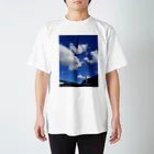 早乙女　ひかるのふぁっショーン　blue スタンダードTシャツ