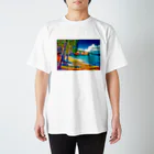 GALLERY misutawoのボラボラ島の水上バンガロー スタンダードTシャツ