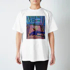 ﾌﾗﾜｰﾎｴｰﾙ　ちづっこのトカゲさんたちのひなたぼっこ Regular Fit T-Shirt