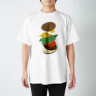 AWESOME HAMBURGERのエッグチーズバーガー Regular Fit T-Shirt