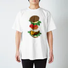 AWESOME HAMBURGERのクラシックバーガー スタンダードTシャツ