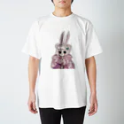 夢見がちなお店🐰が迷い込むの部屋着の兎兎ノ🐰 Regular Fit T-Shirt